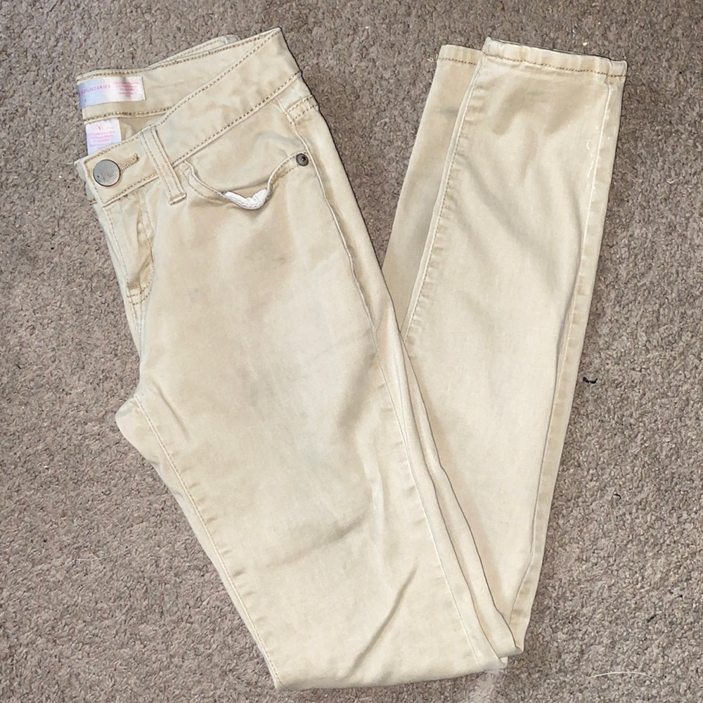 Khaki Skinny Jeans